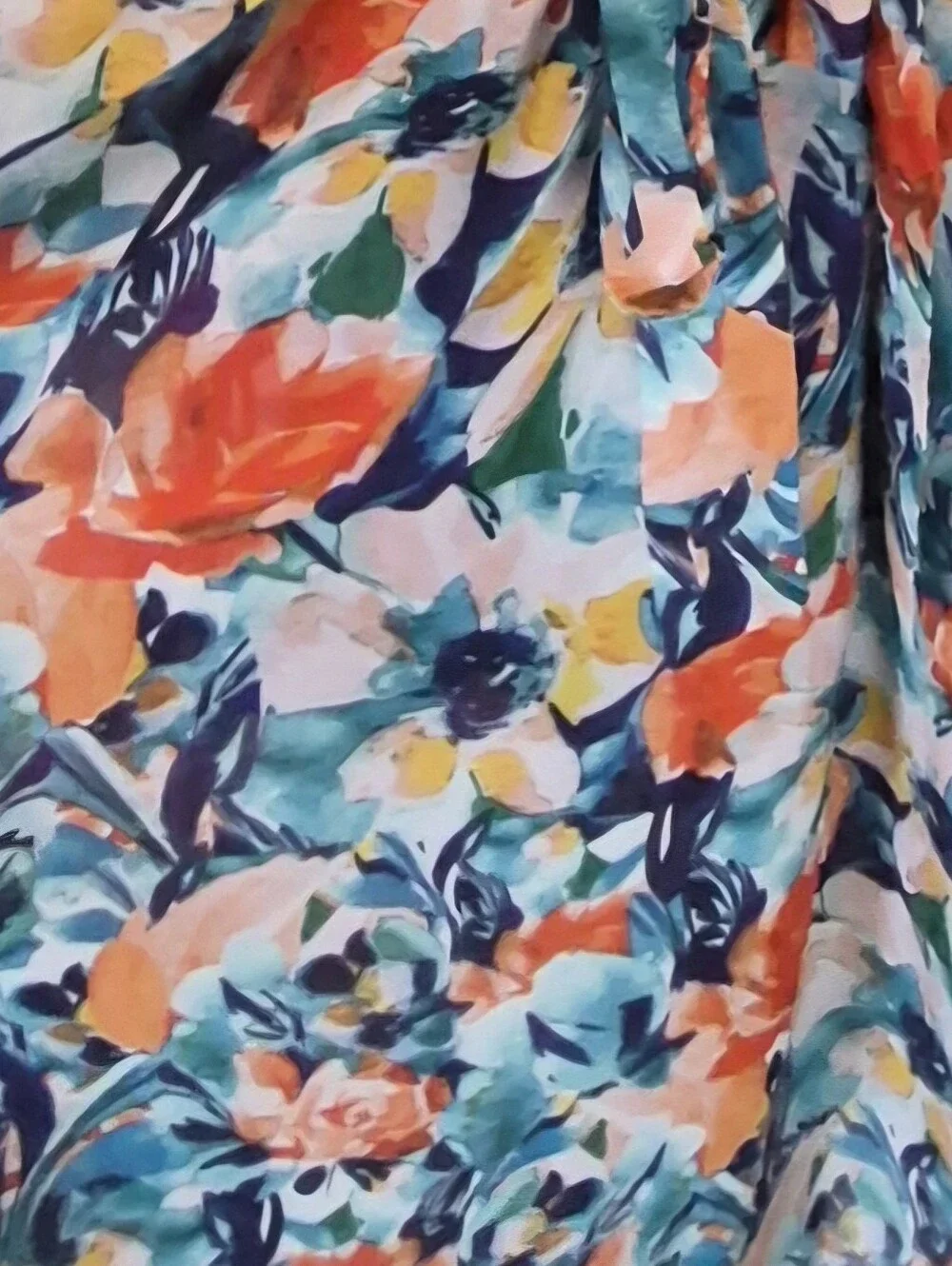 Studio 1886 Multicolor Floral Tie-Waist Sleeveless Maxi Dress